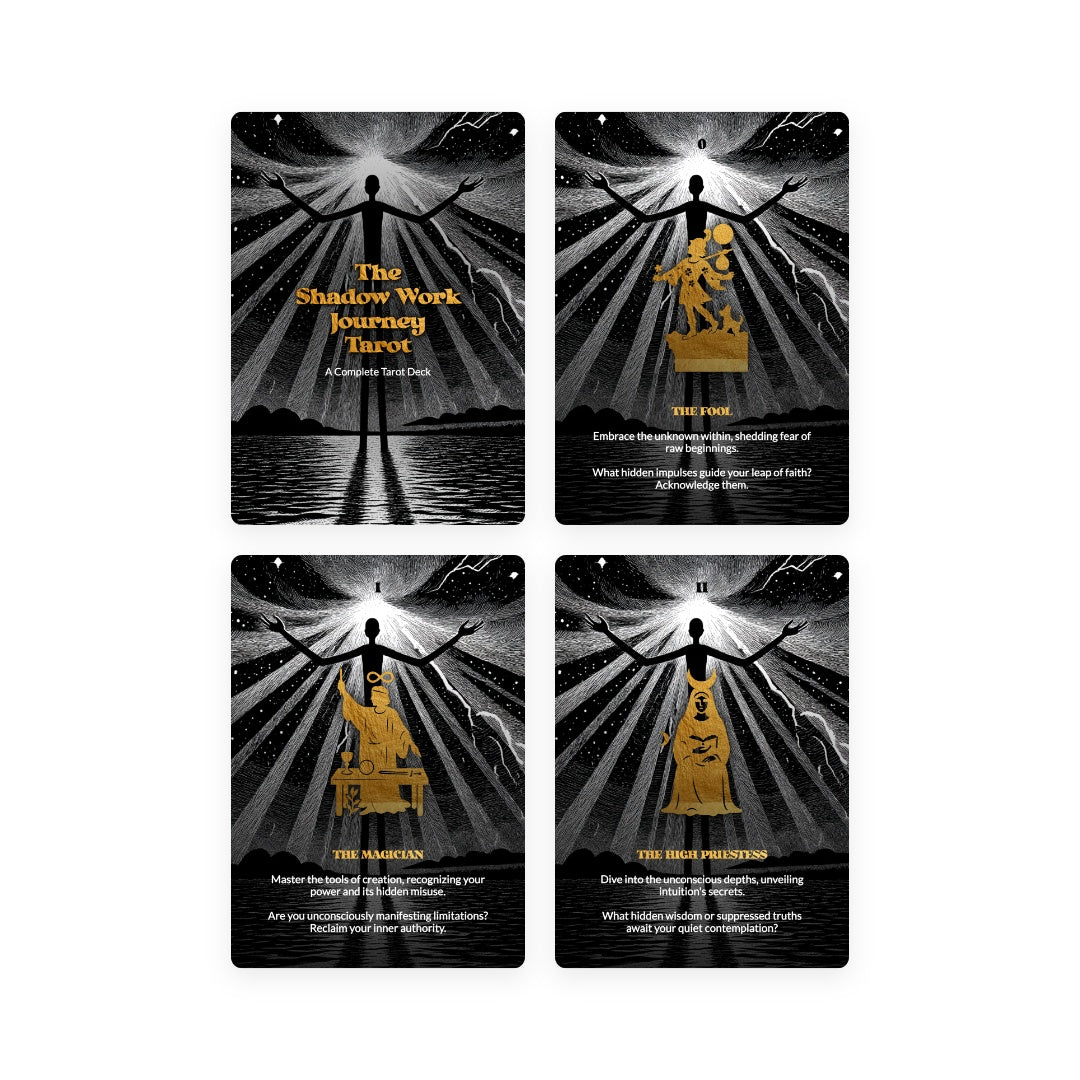 The Shadow Work Journey Tarot - 78 Cards