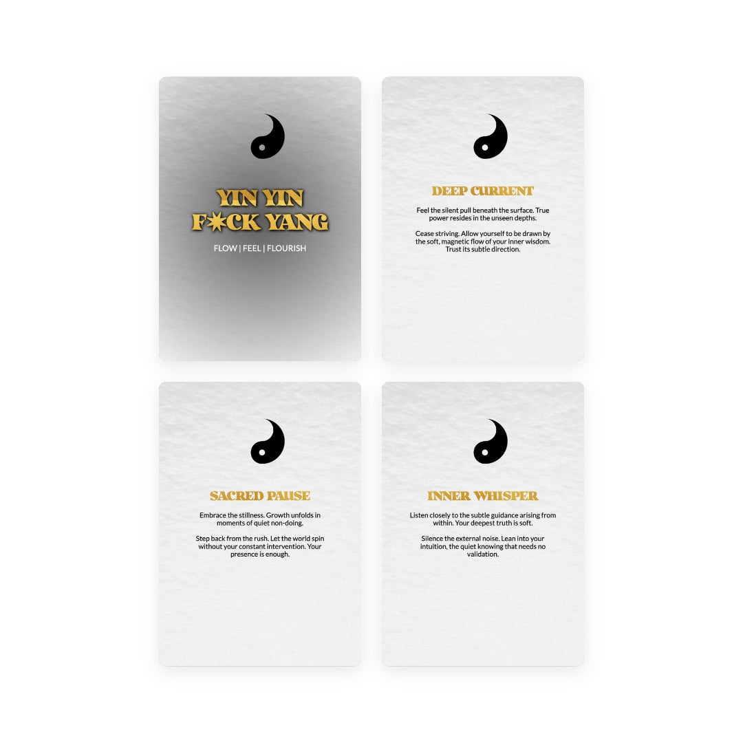 Yin Yin F*CK Yang Oracle Cards | Flow | Feel | Flourish