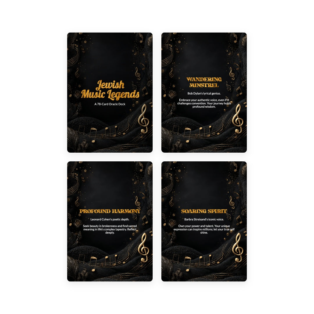 Jewish Music Legends - 78 Cards