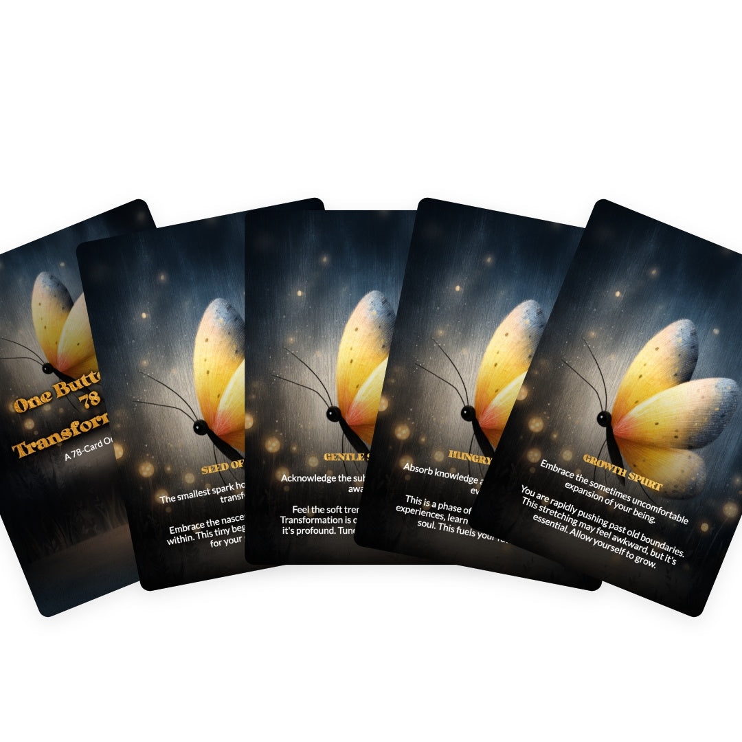 One Butterfly, 78 Transformations - Oracle Cards