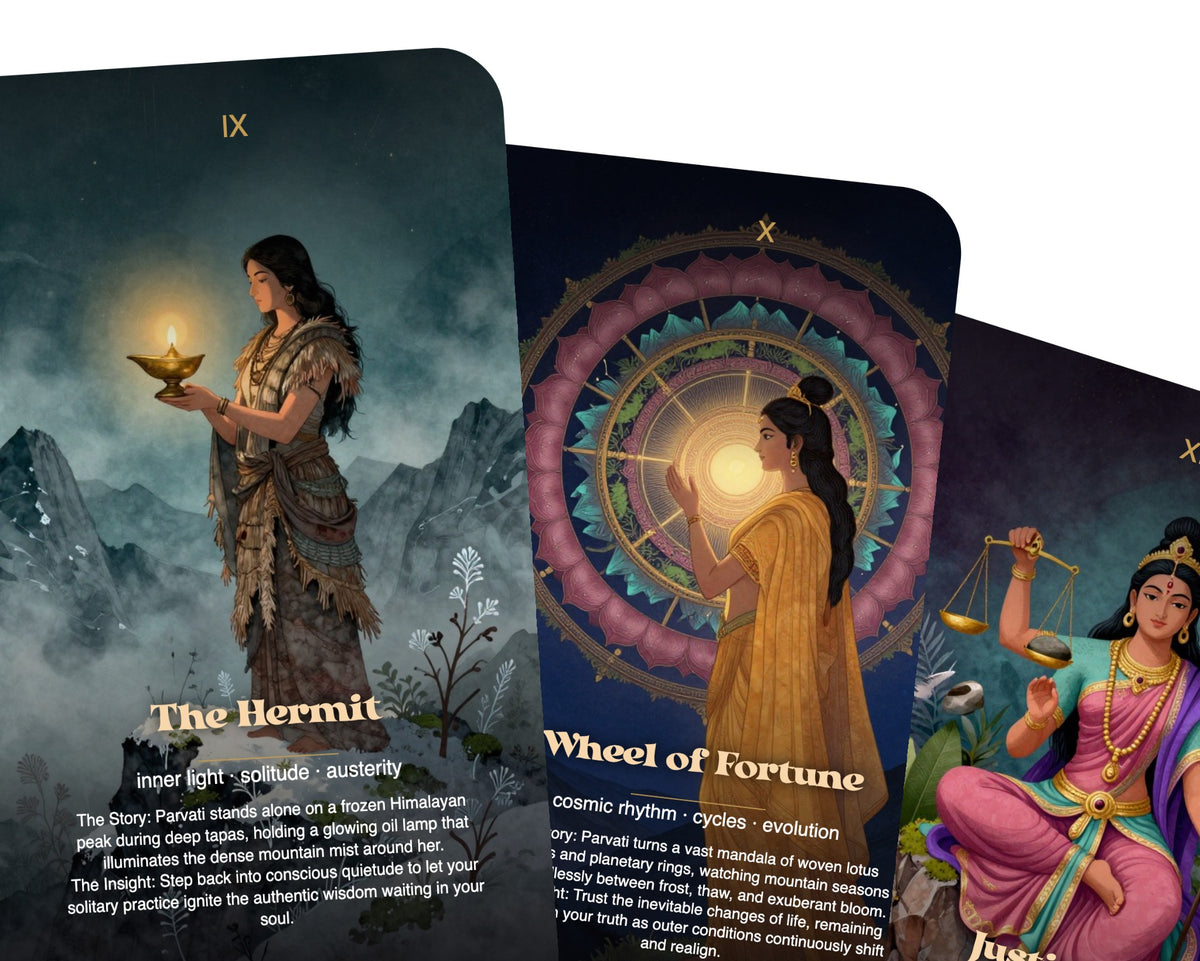 Parvati The Strength of Love Tarot — arrangement 9