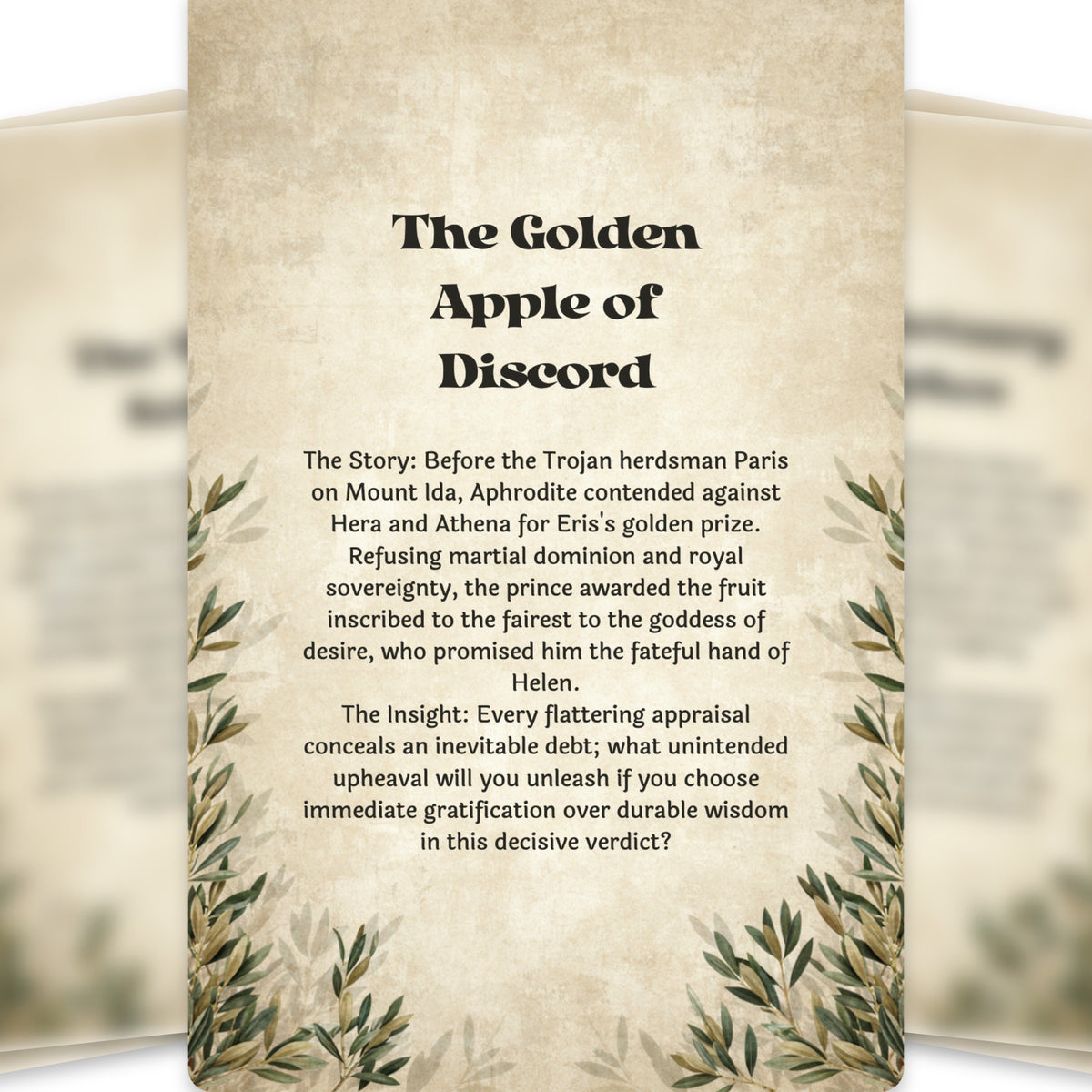 The Oracle of Aphrodite – Greek Goddess of Love Oracle Cards, 22-Card Mythology Deck — arrangement 11
