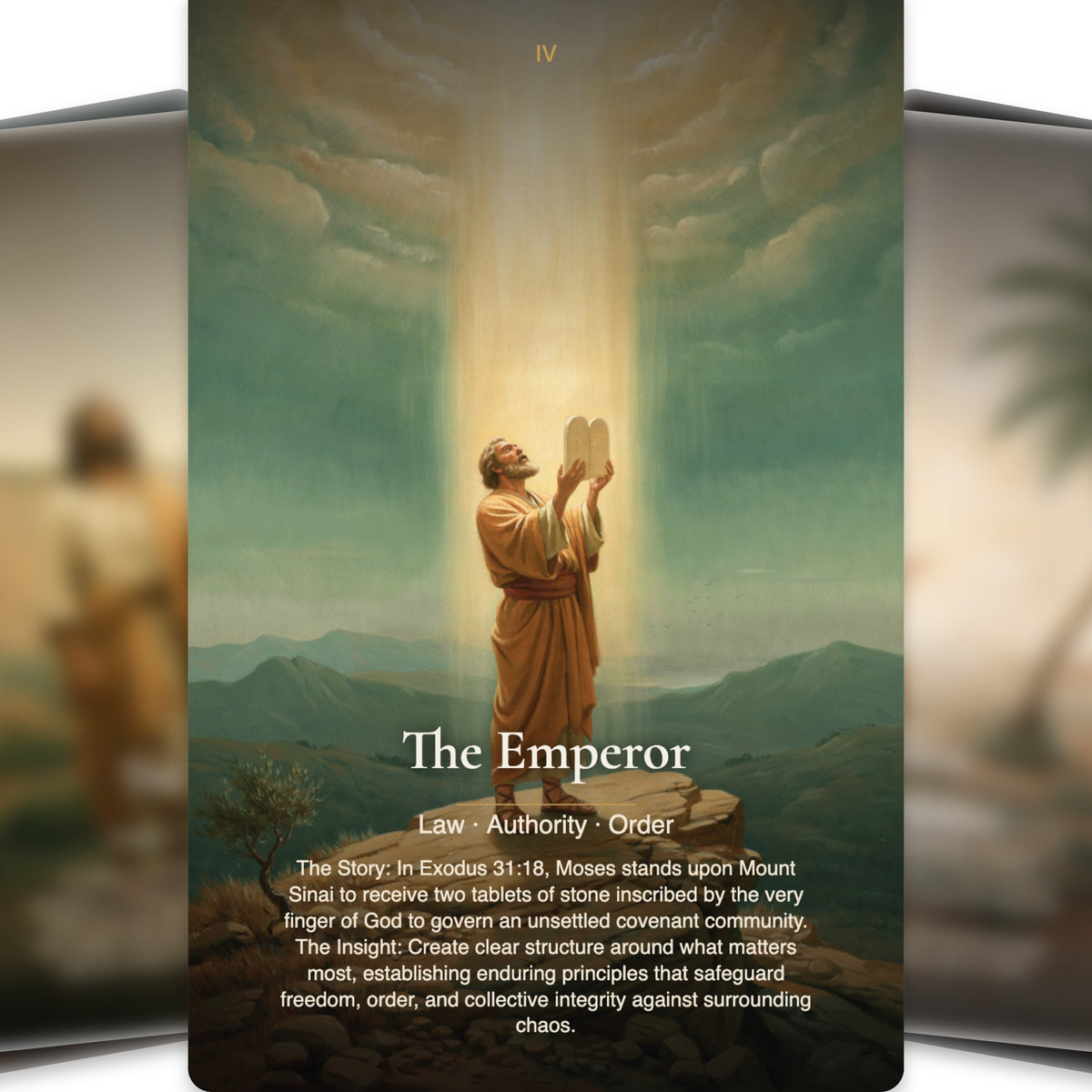 Divine Encounters Tarot — arrangement 11