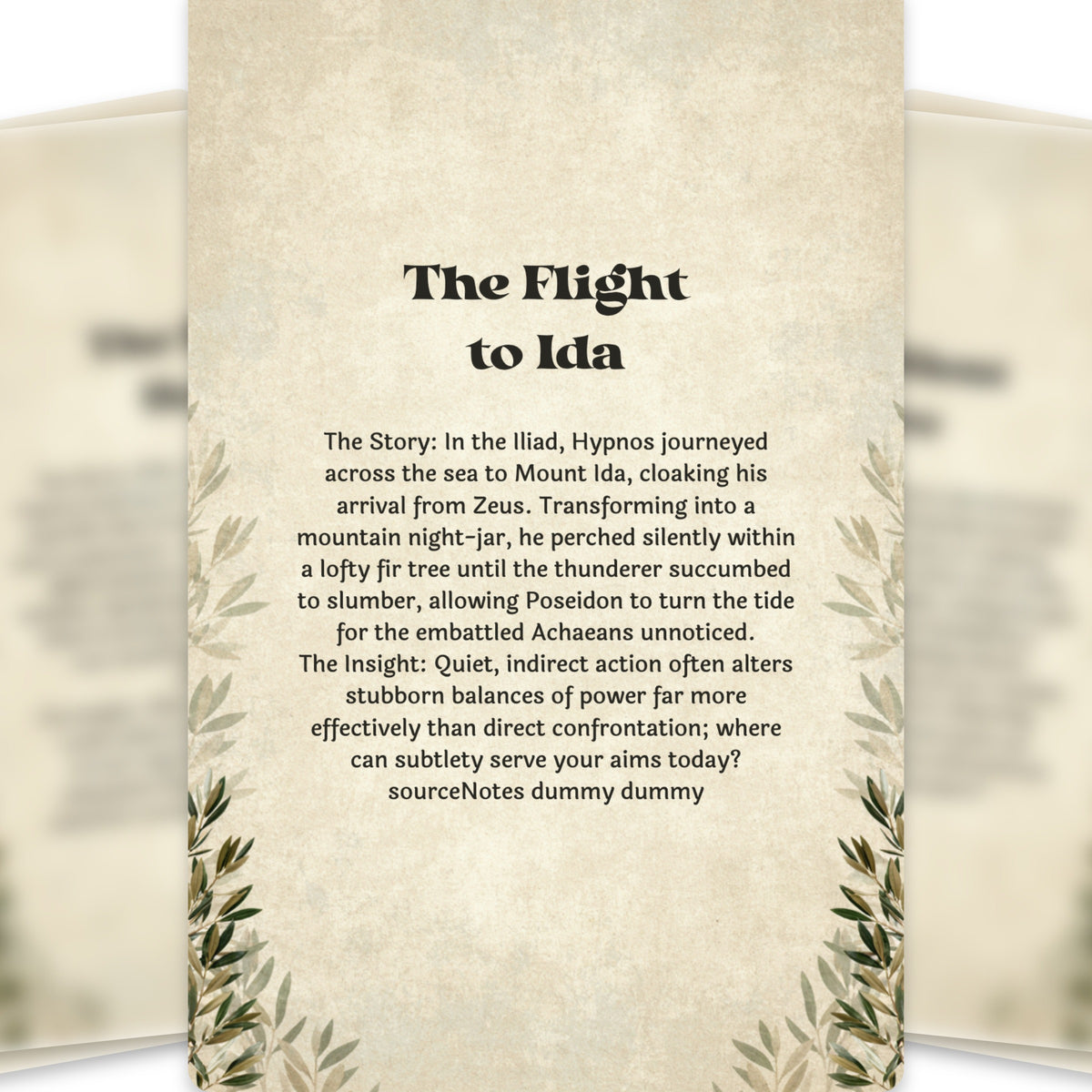 The Oracle of Hypnos – Greek God of Sleep Oracle Cards, 22-Card Mythology Deck — arrangement 11