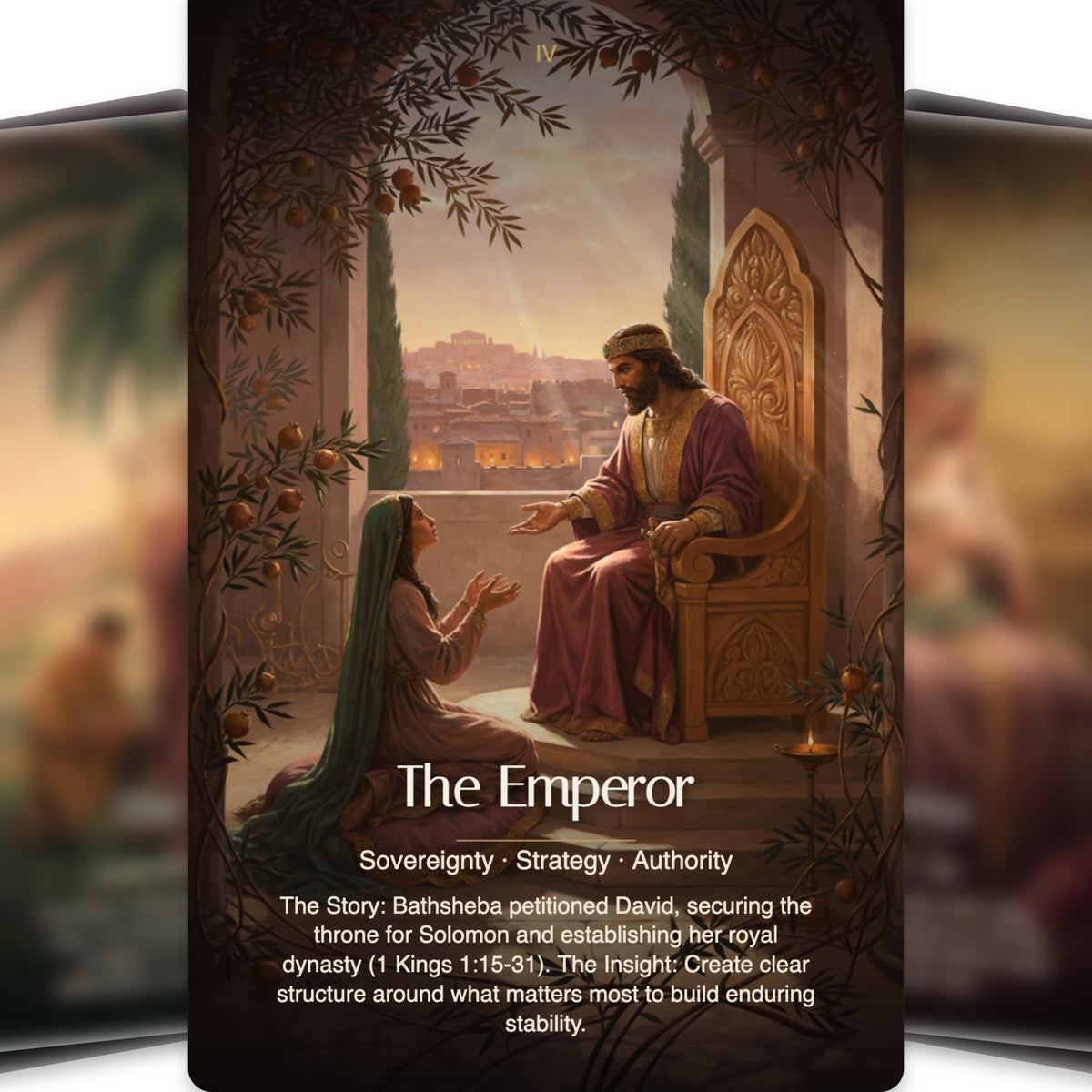 Women of the Bible Tarot — arrangement 11