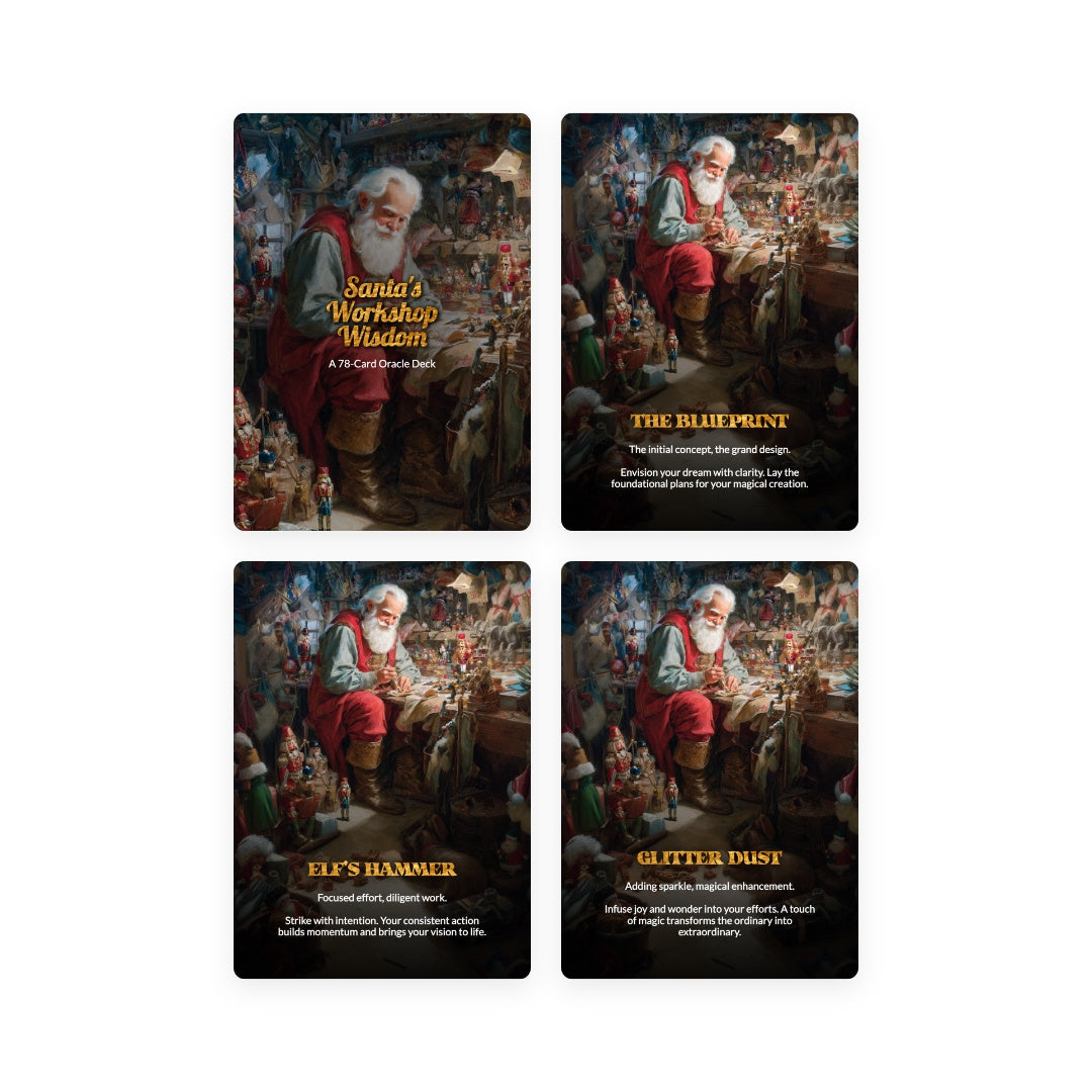 Santa's Workshop Wisdom Oracle - 78 Cards