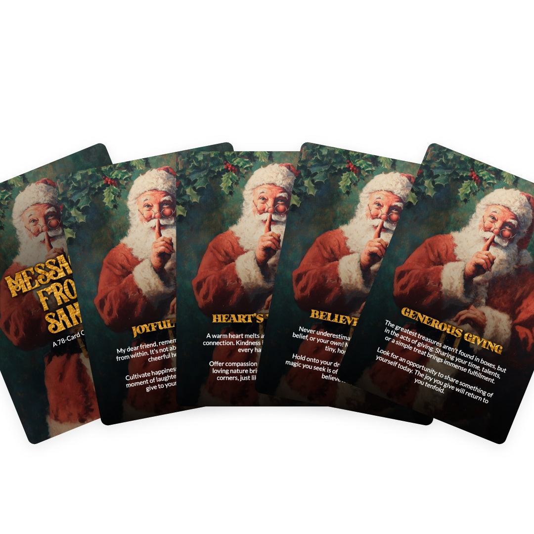 Messages from Santa Oracle - 78 Cards