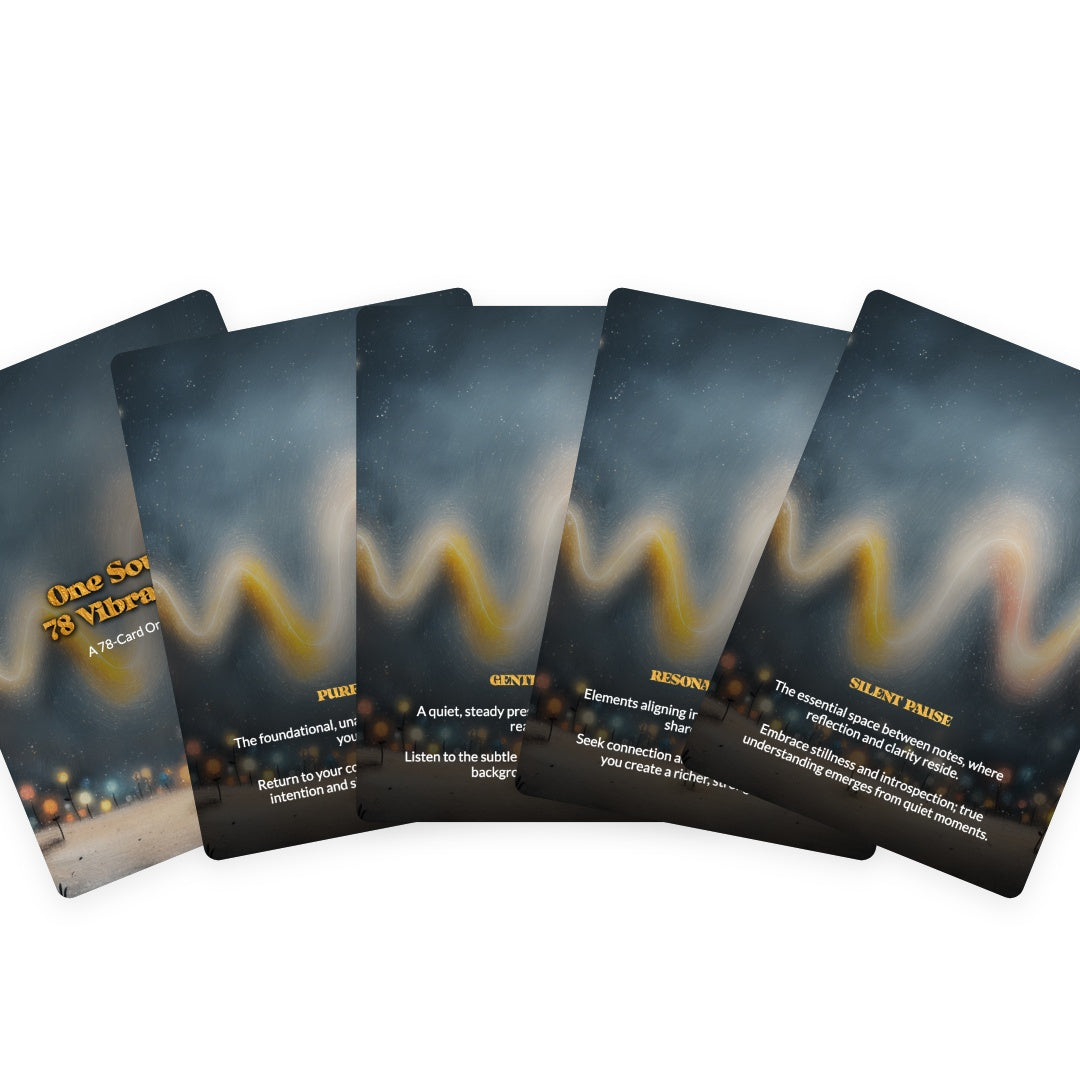 One Sound, 78 Vibrations - Oracle Cards