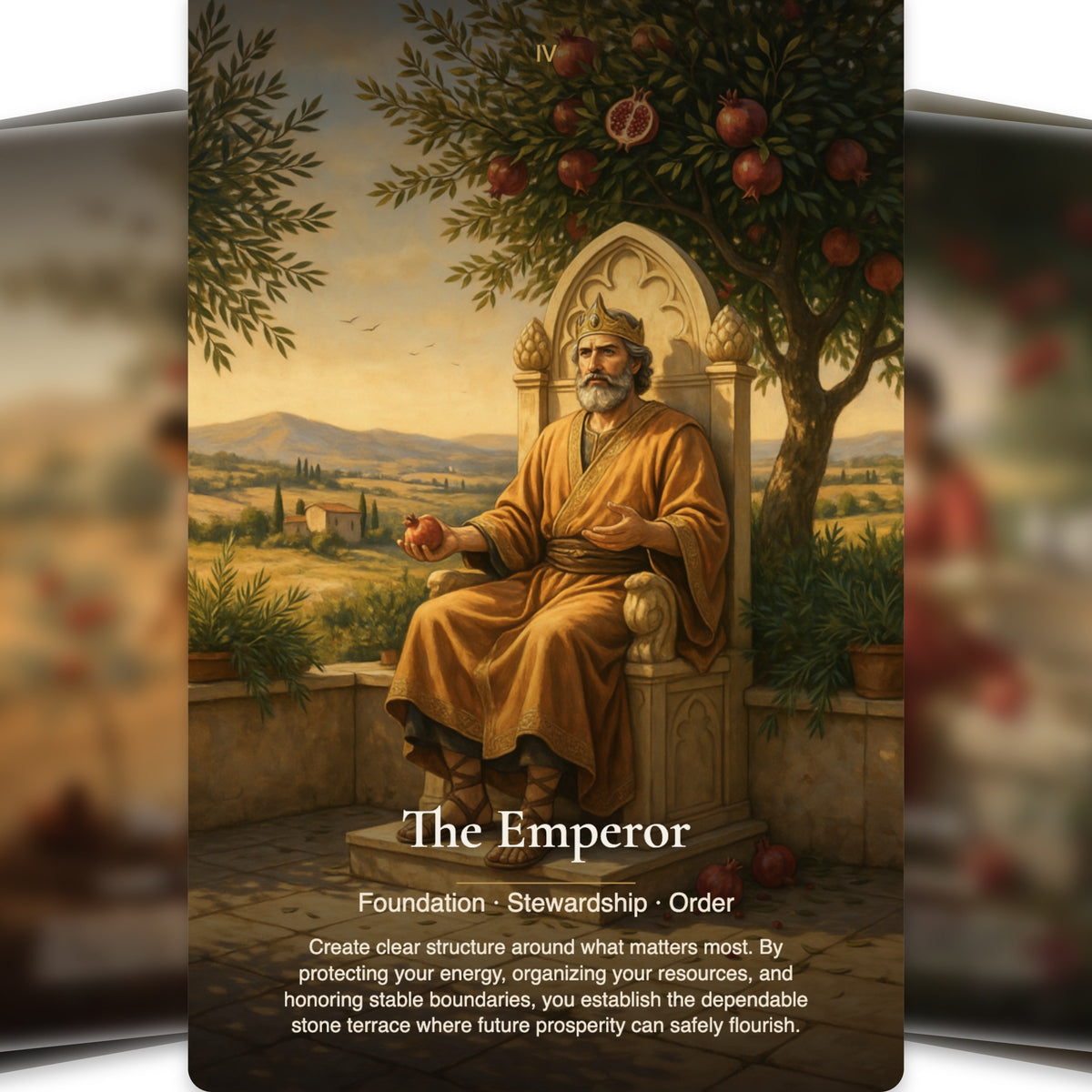 Tarot of Abundance — arrangement 11