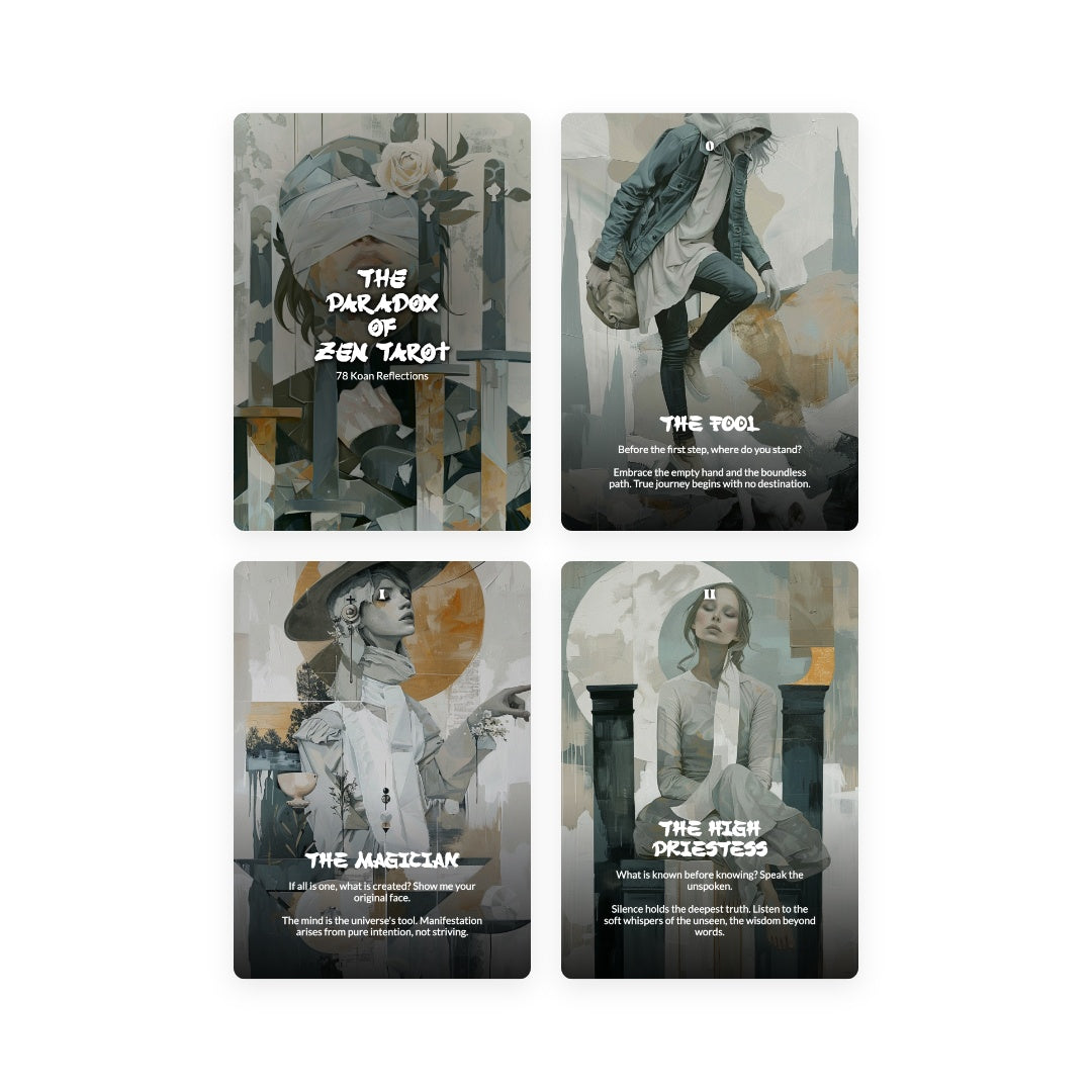 The Paradox of Zen Tarot - 78 Koan Reflections