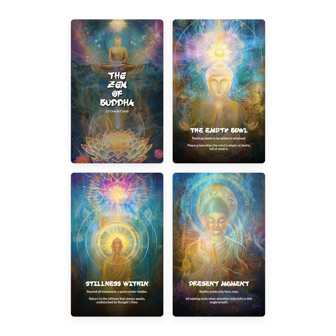 The Zen of Buddha - 22 Oracle Cards