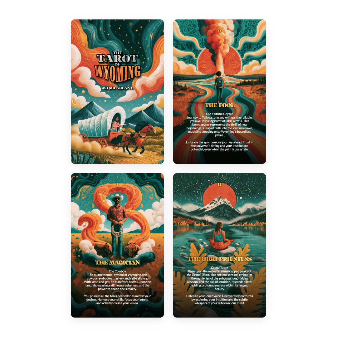 The Tarot of Wyoming - The 22 Major Arcana