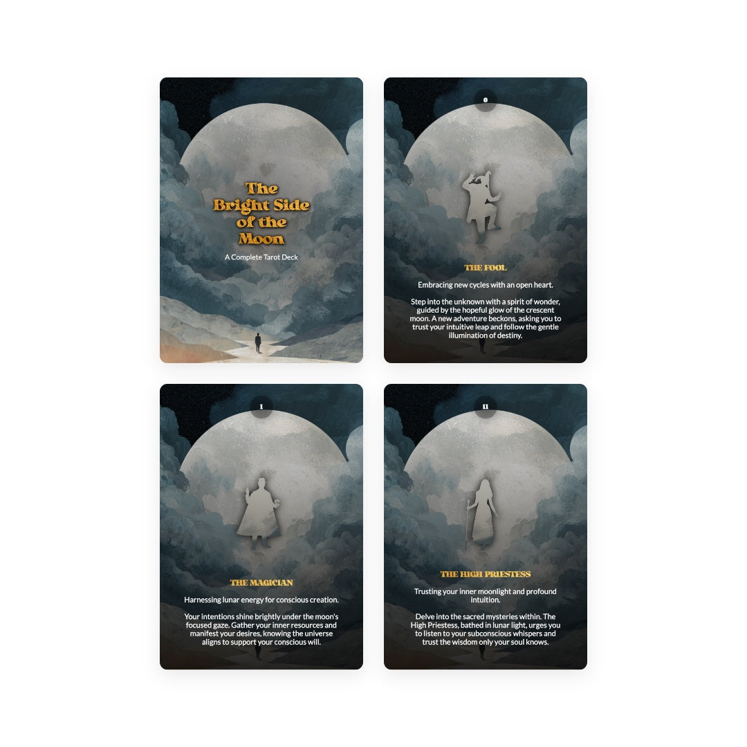 The Bright Side Of The Moon Tarot - 78 Cards
