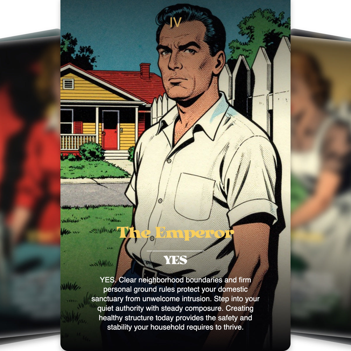 Suburban Jungle Tarot — arrangement 11
