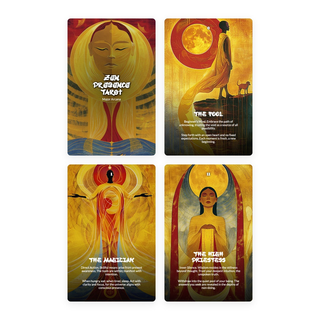 Zen Presence Tarot - 22 Major Arcana