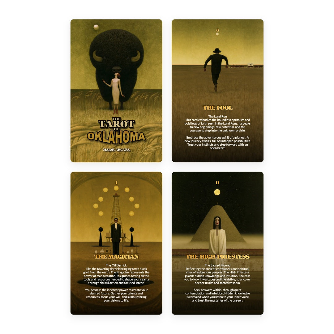 The Tarot of Oklahoma - The 22 Major Arcana