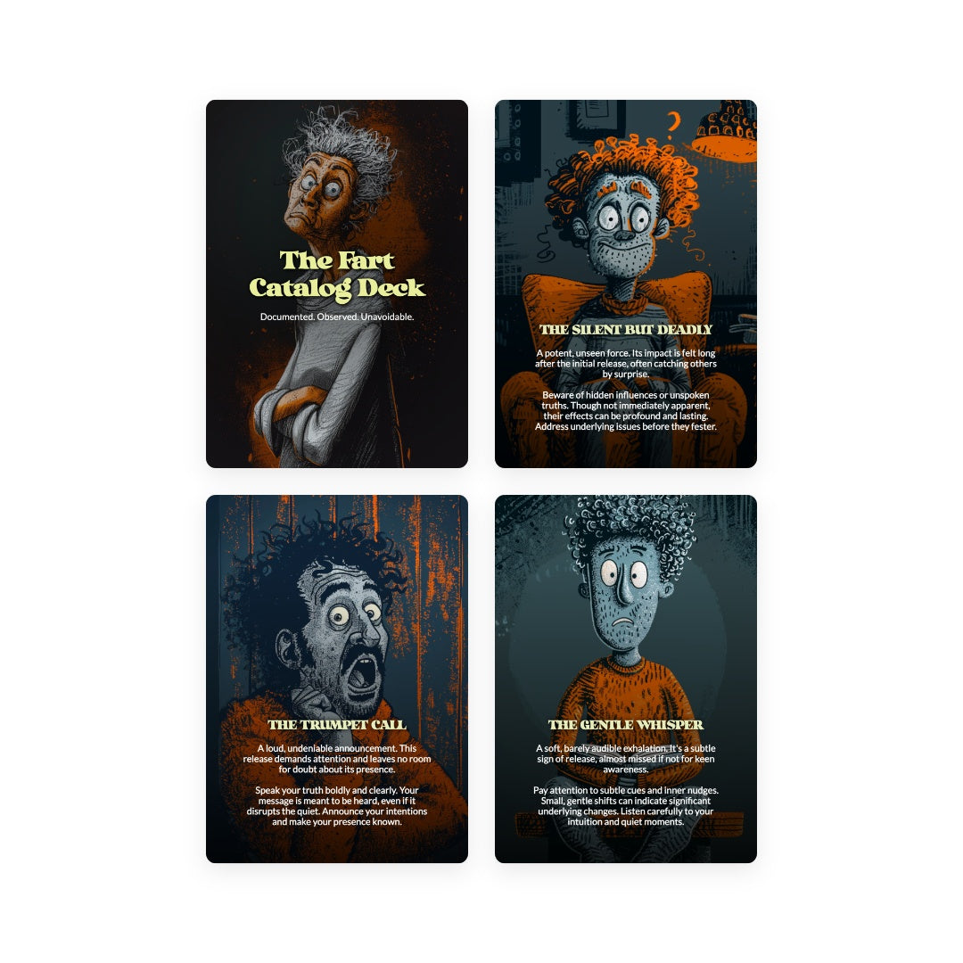 The Fart Catalog Deck - Documented. Observed. Unavoidable.