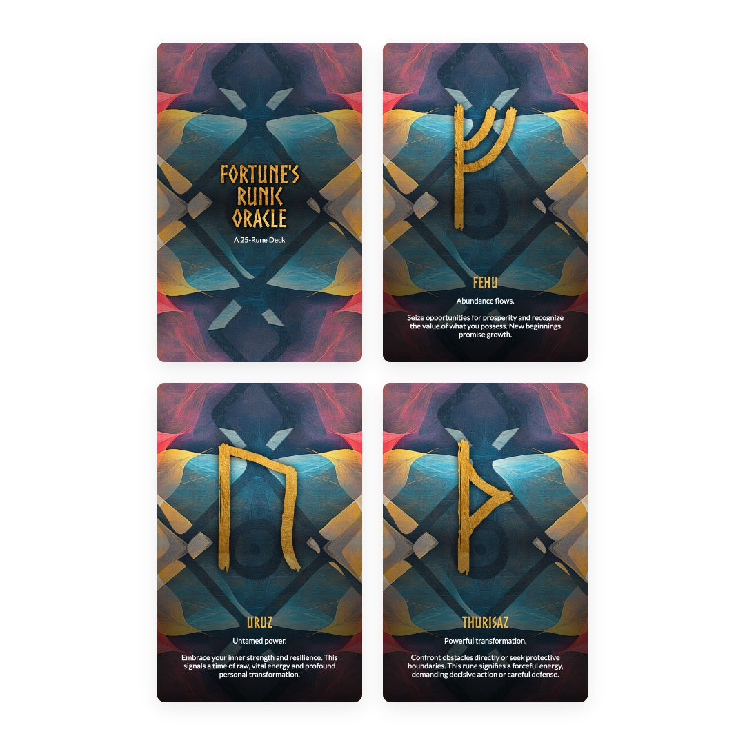 Fortune's Runic Oracle Deck