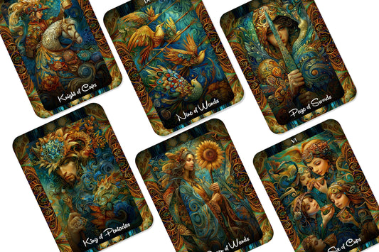 Organic Fantasy Tarot - 78 cards