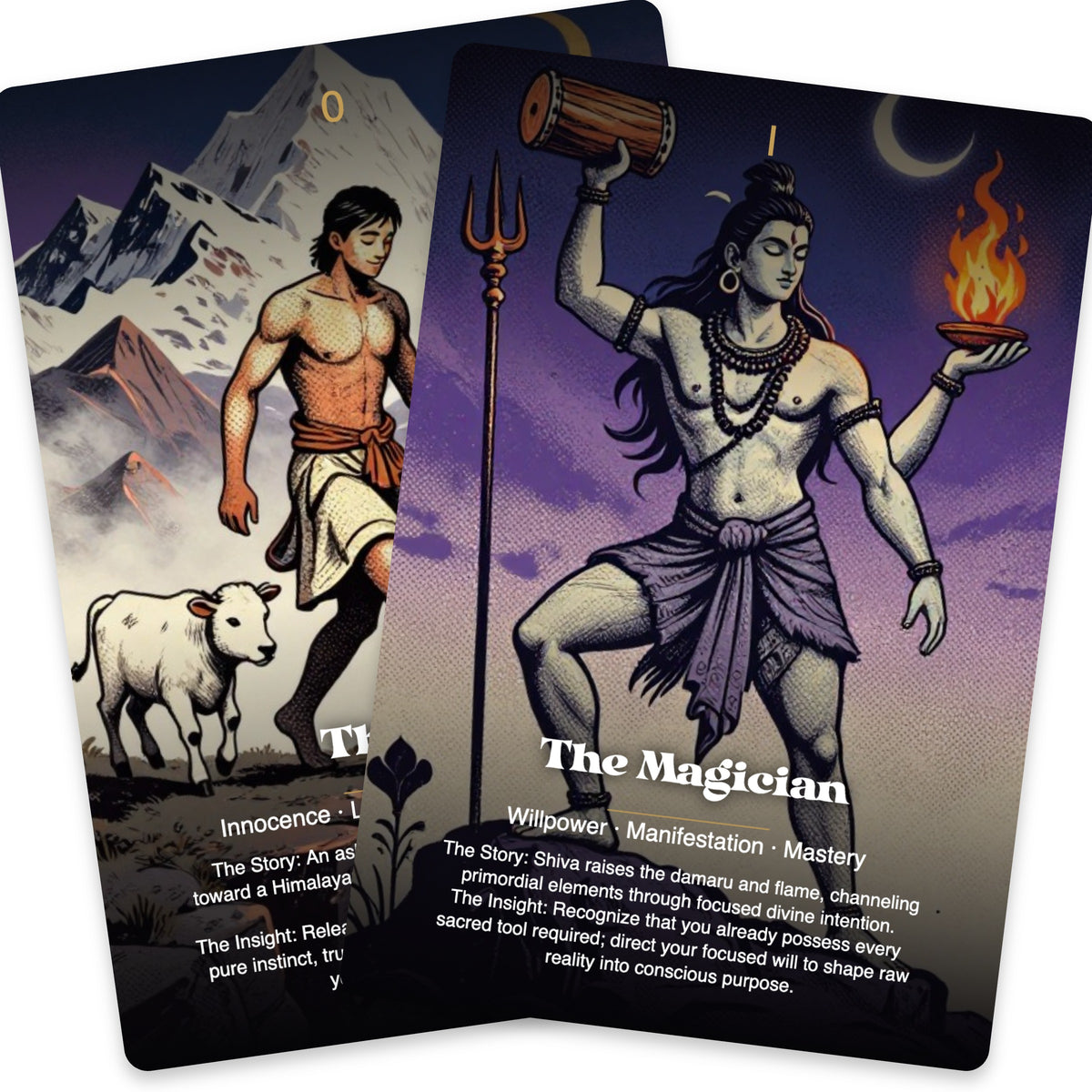Shiva - The Cosmic Dance Tarot - 78 Cards