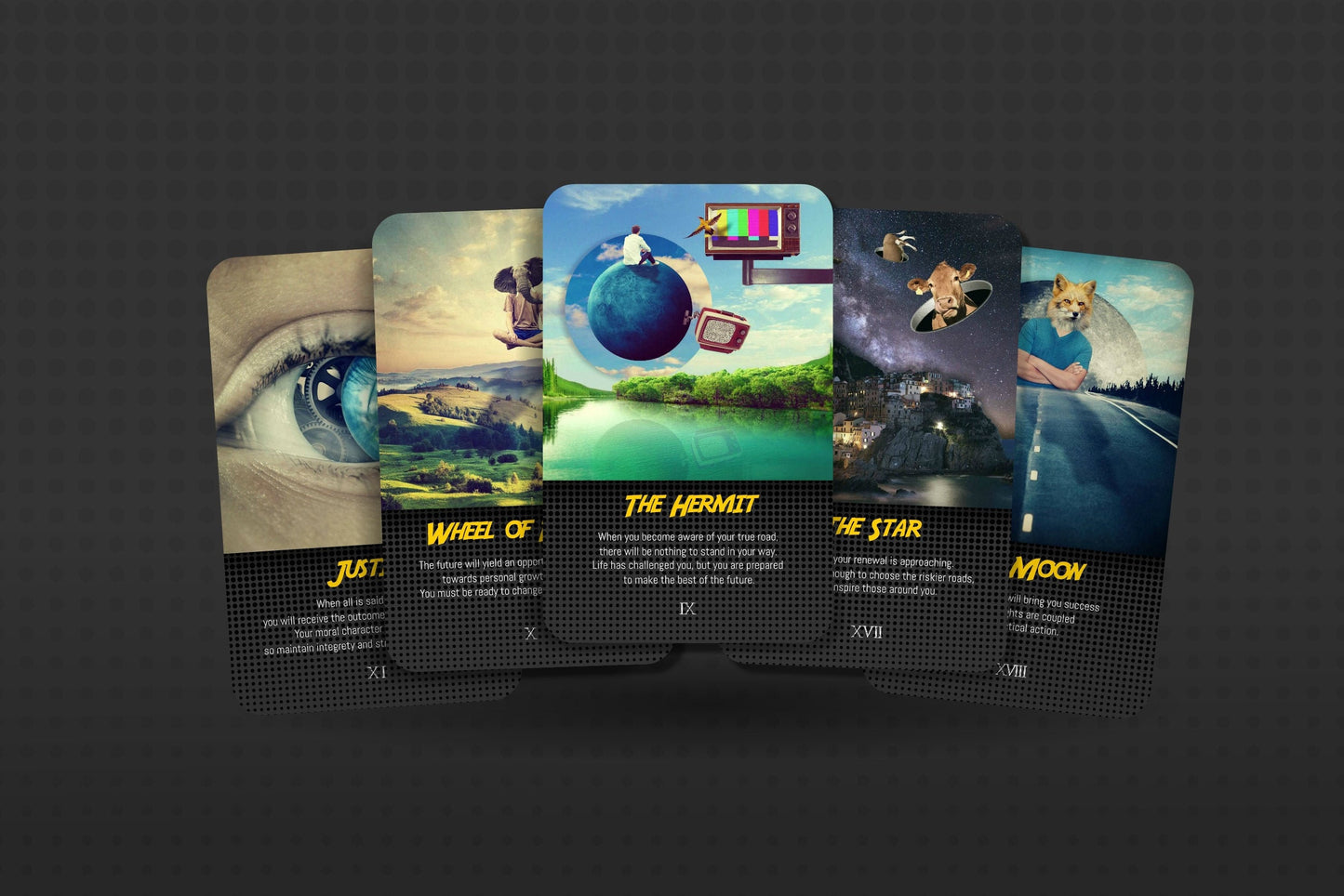 Collage Art Tarot - Major Arcana