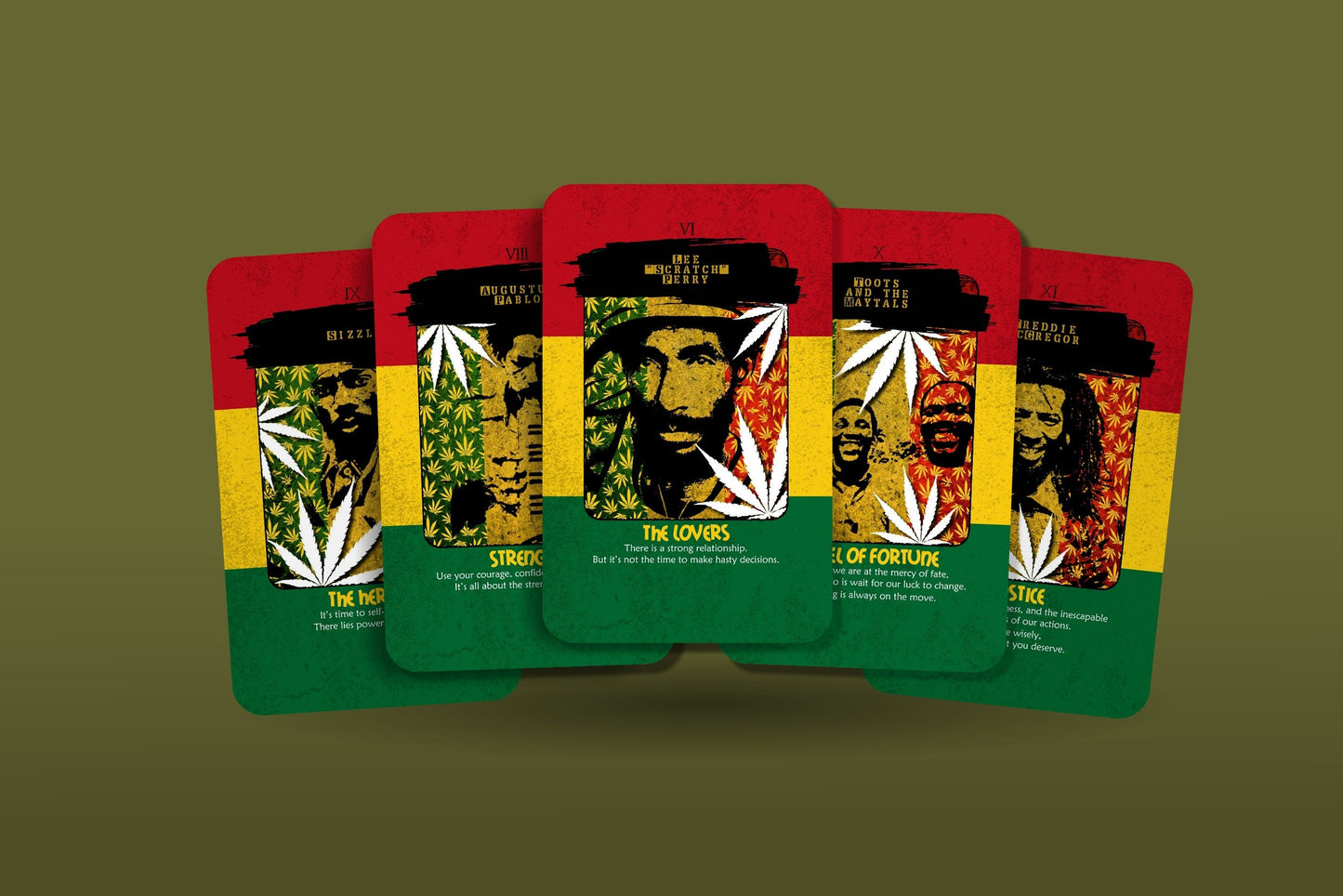 Roots Reggae Tarot - 22 Major Arcana