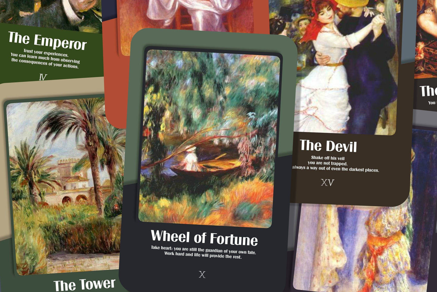 Renoir Tarot - Major Arcana