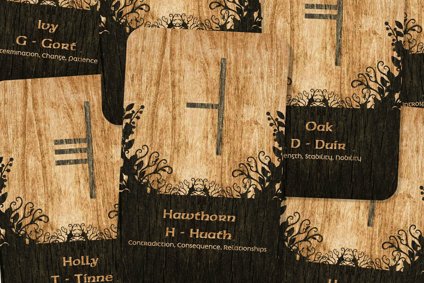 The Ogham Oracle - Celtic Oracle - Nordic Alphabet