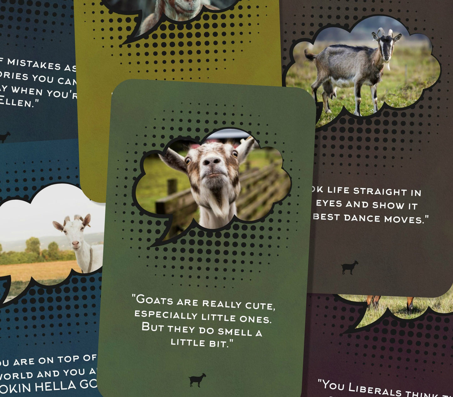 Inspirational Quotes from Goats - Inspirational cards