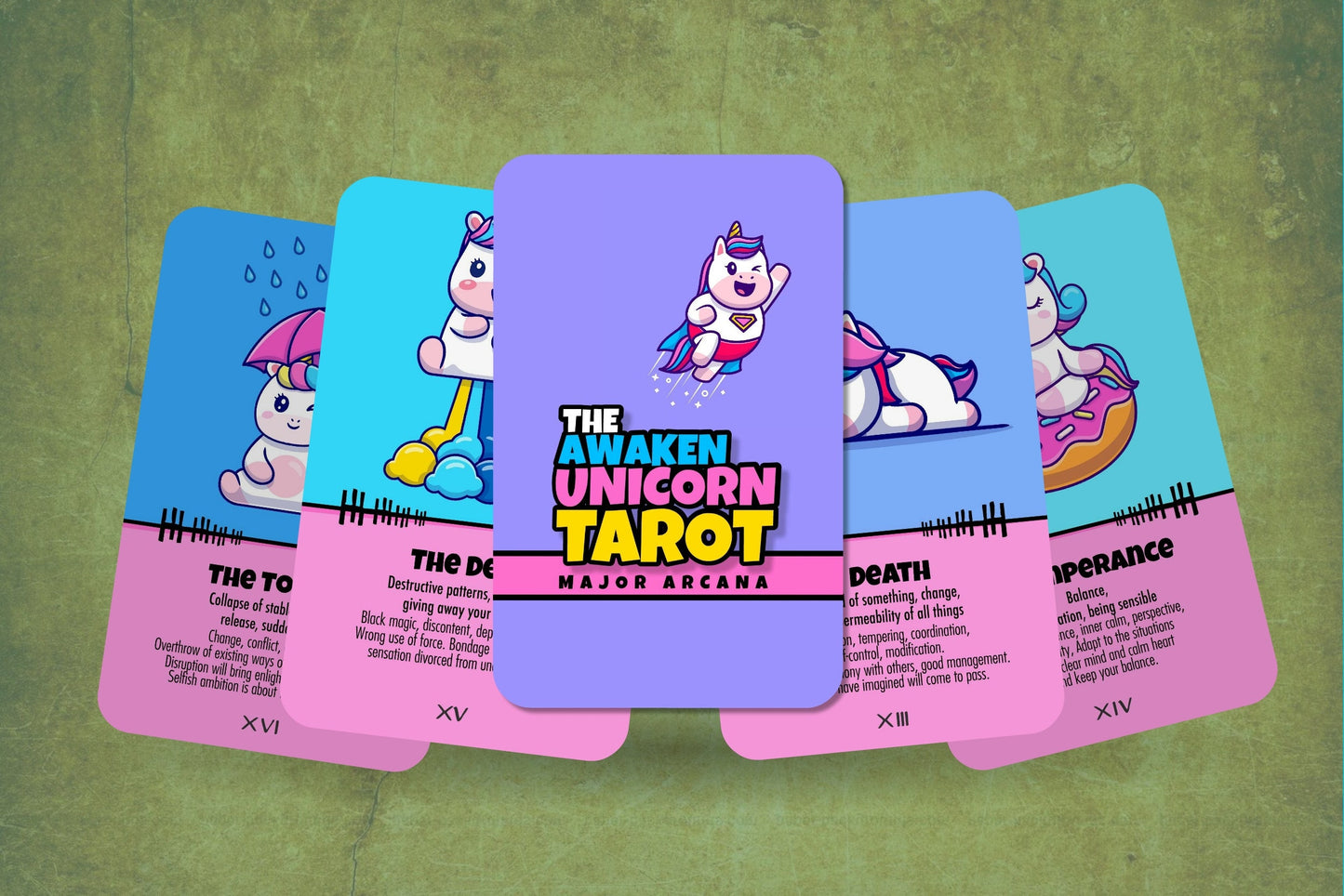 The Awaken Unicorn Tarot - Major Arcana