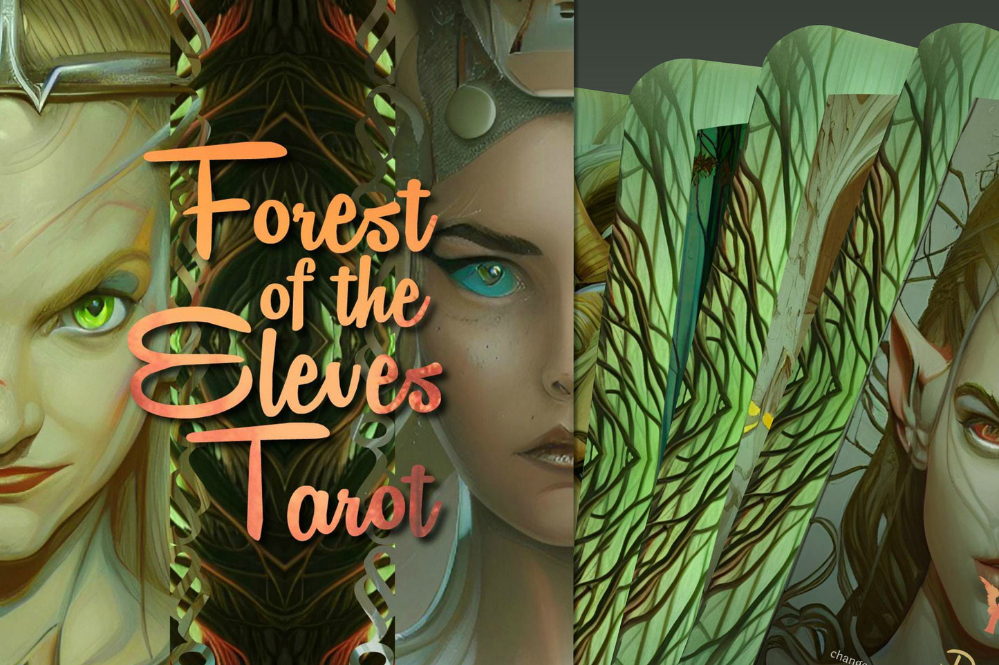 Forest of the Elves Tarot - 78 Cards - Magical Elves