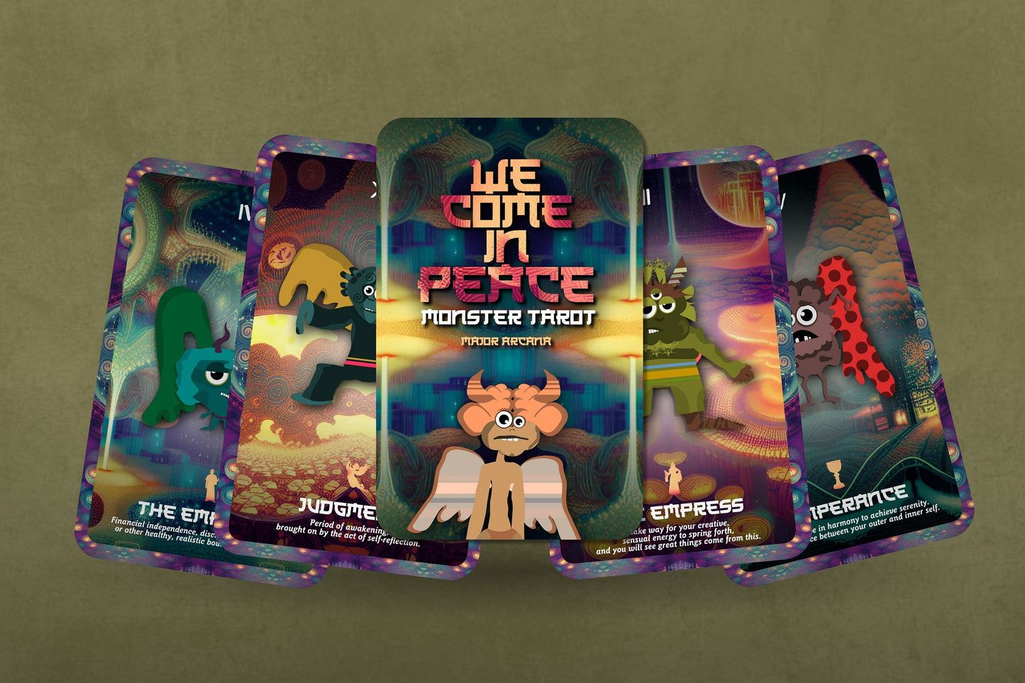 We Come in Peace - Monster Tarot