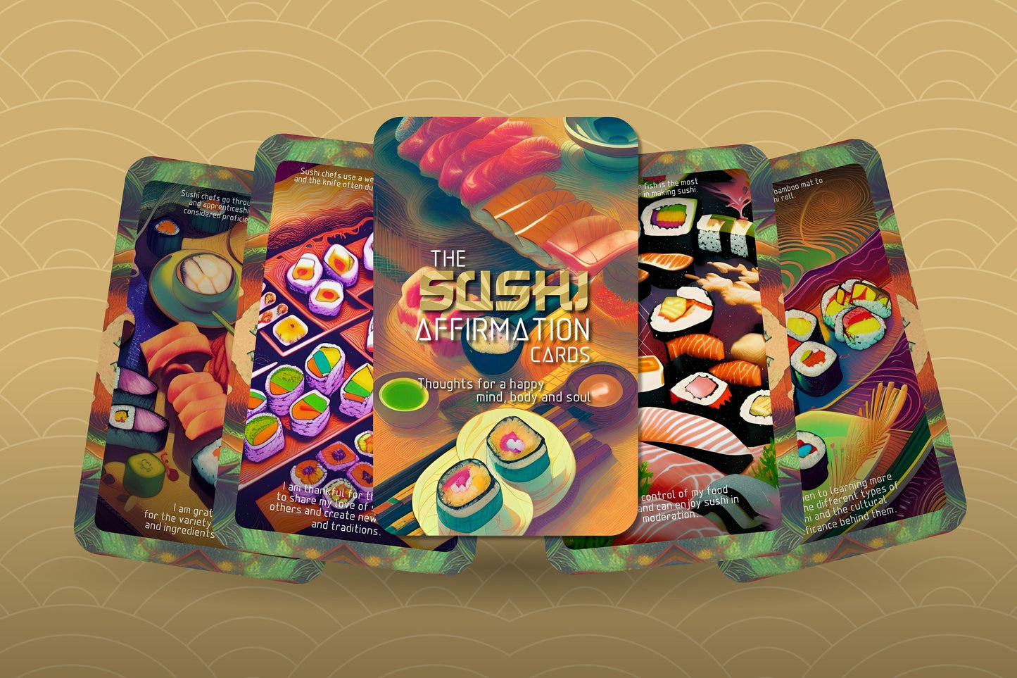 The Sushi Affirmation Cards - Thoughts for a happy mind, body and soul