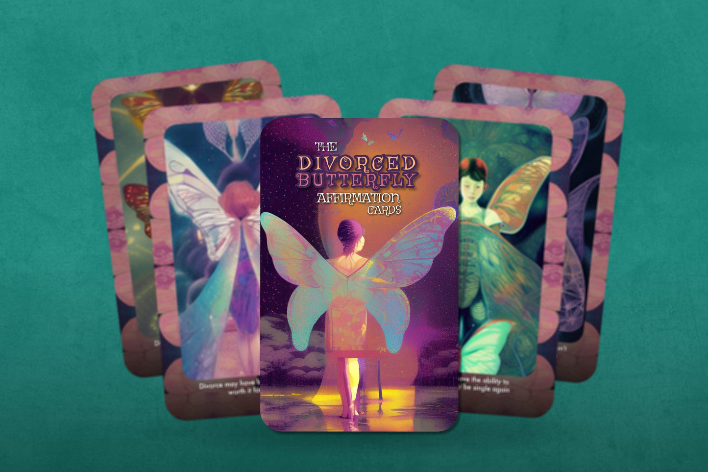 The Divorced Butterfly Affirmation Cards