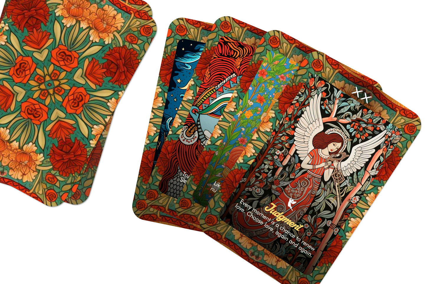 The Intuitive love Tarot - The Cards Know What the Heart Feels - Major Arcana - Divination tools