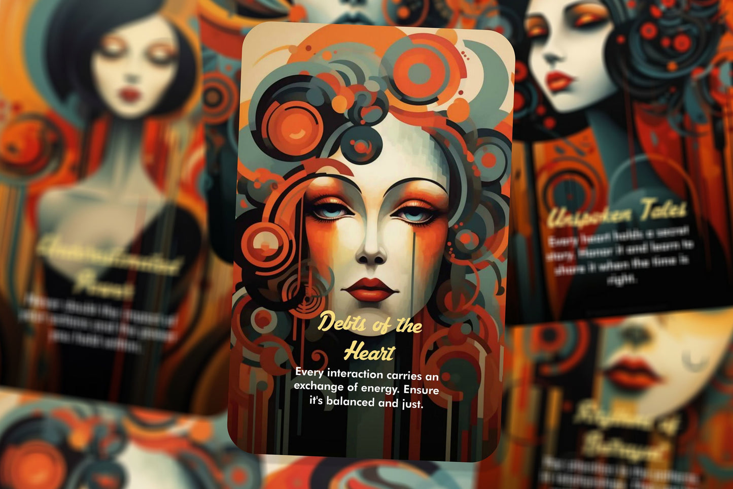 Rolling in the Deep Oracle cards - Dive deep, discover your destiny - Divination tools - Inspired by Adele