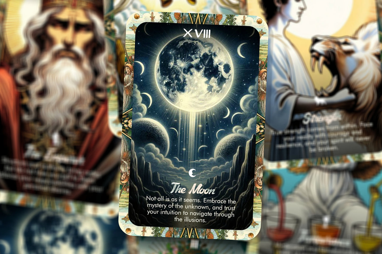 The Enigmatic Voyage Tarot - Major Arcana - Journey Within, Illuminate Your World - Divination tools - Tarot Cards