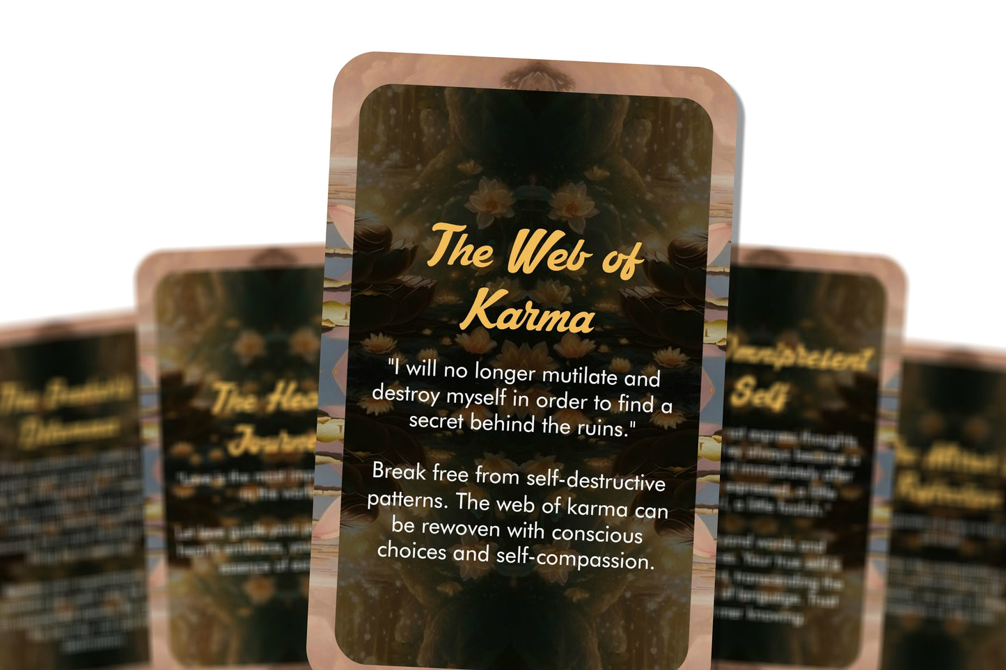 The Siddhartha Oracle - Inspired by Hermann Hesse's timeless masterpiece - Divination tools - Oracle cards