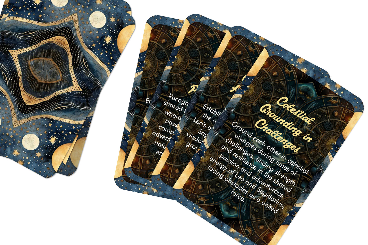 Leo and Sagittarius - Zodiac Compatibility - Divination tools - Oracle cards - Star Sign Compatibility - Horoscope Compatibility Cards