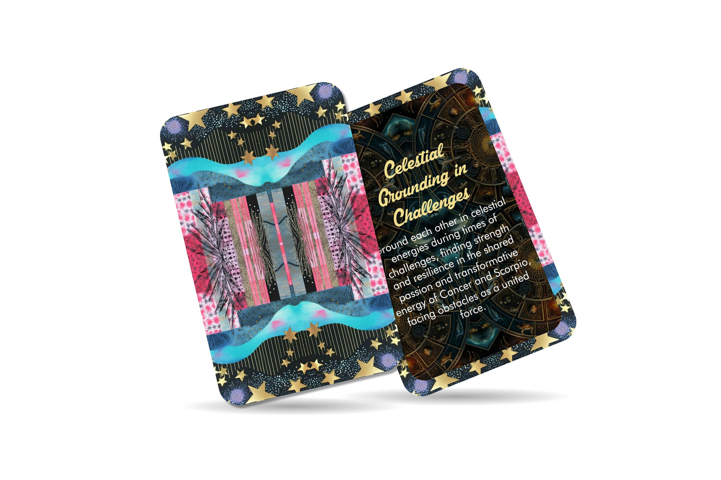 Cancer and Scorpio - Zodiac Compatibility - Divination tools - Oracle cards - Star Sign Compatibility - Horoscope Compatibility Cards