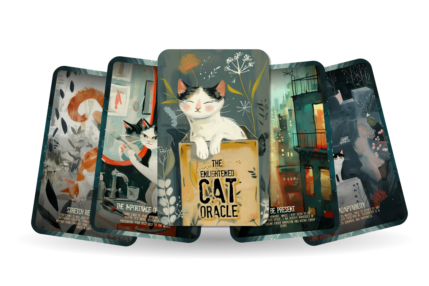 The Enlightened Cat Oracle - Purrceptive Insights for the Curious Human