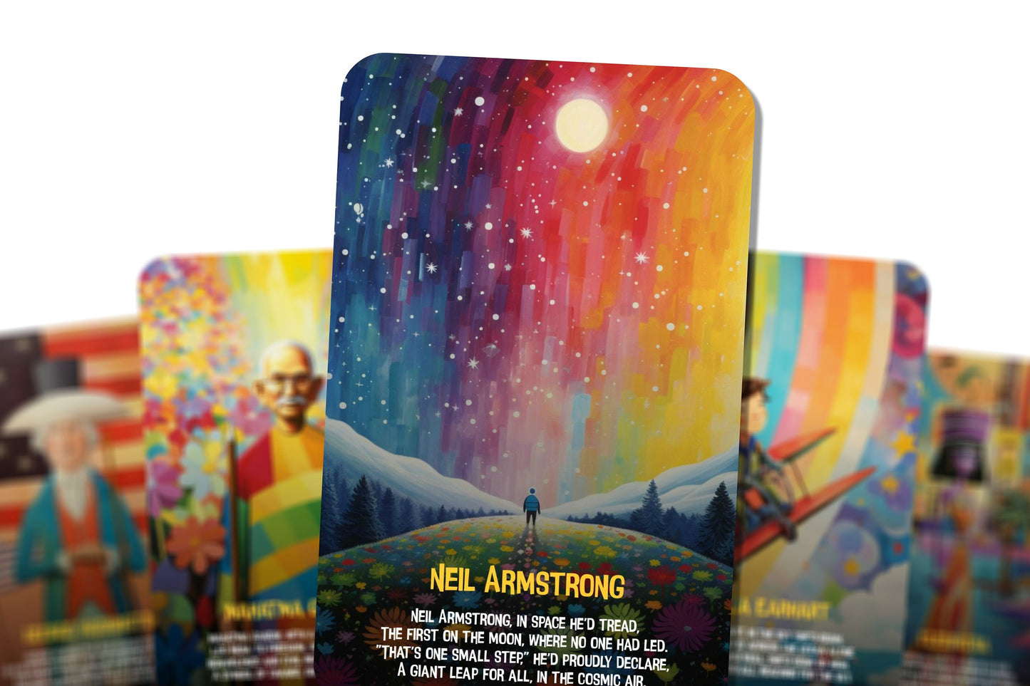 History Heroes - Learning from historical figures and events, Kids Historical heroes Cards, A Journey Through Rhymes