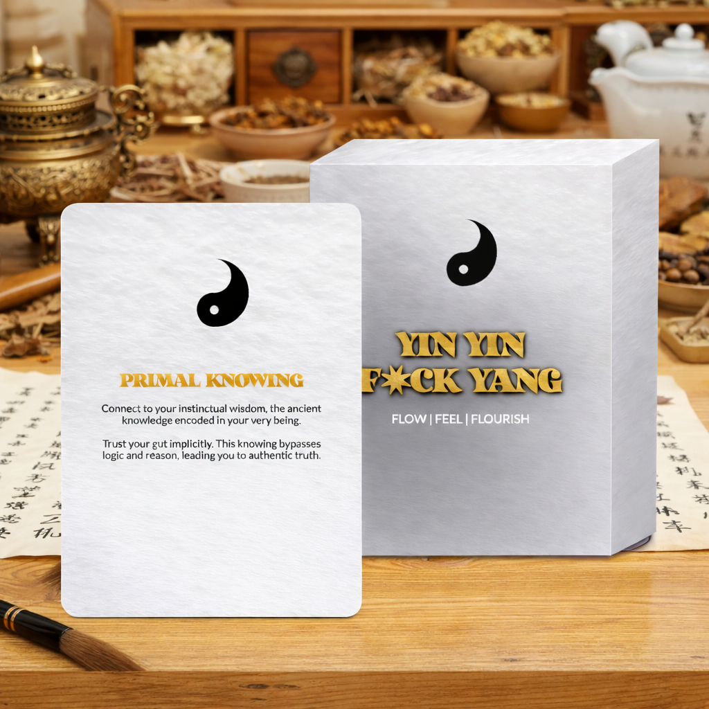 Yin Yin F*CK Yang Oracle Cards — Flow, Feel, Flourish — 78-card rebellious oracle deck