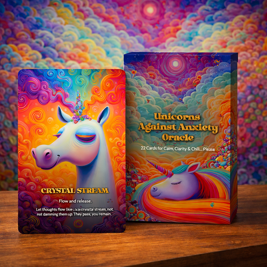 Unicorns Against Anxiety Oracle — 22 cards for calm, clarity and chill