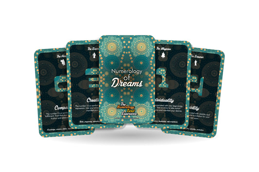 Numerology of Dreams — The Numerology Tarot Experience, 22-card Major Arcana deck
