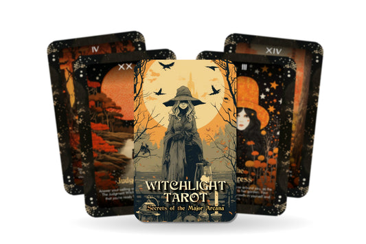 Witchlight Tarot — Secrets of the Major Arcana, 24-card witchcraft tarot deck