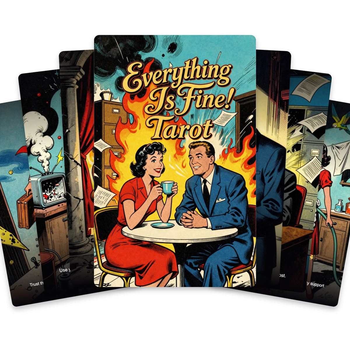 Everything Is Fine! Tarot — arrangement 1