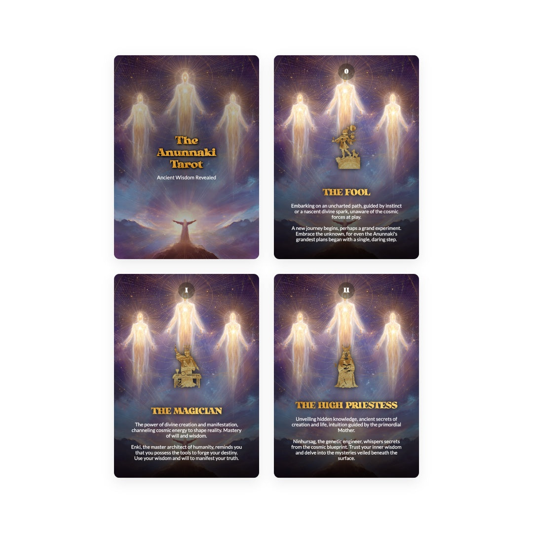 Anunnaki Tarot: Ancient Wisdom Revealed - 78 cards