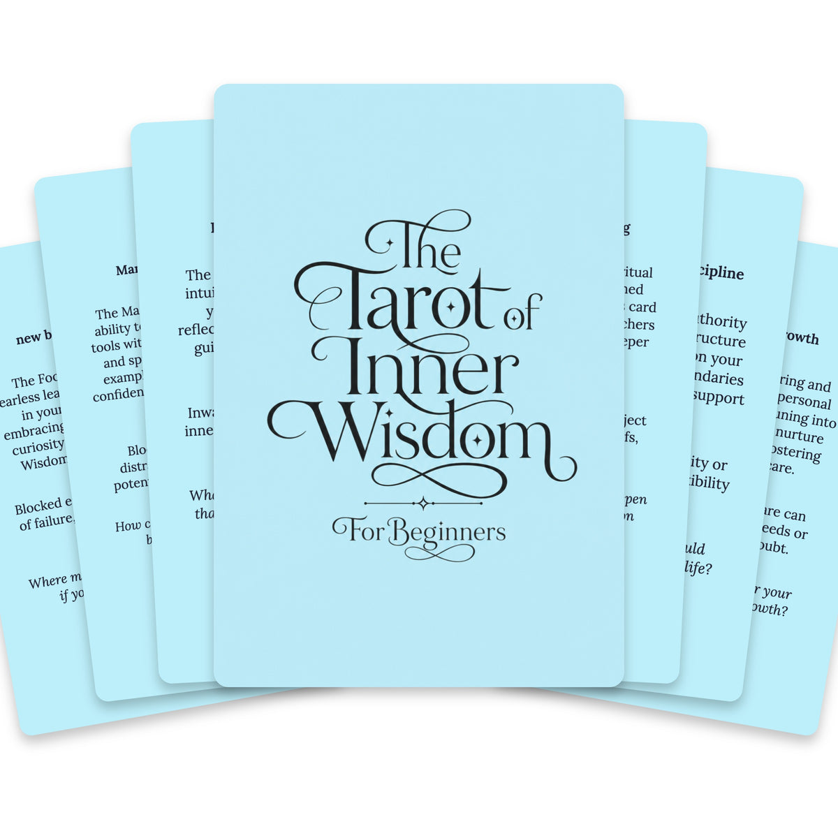 The Tarot of Inner Wisdom — For Beginners — arrangement 1
