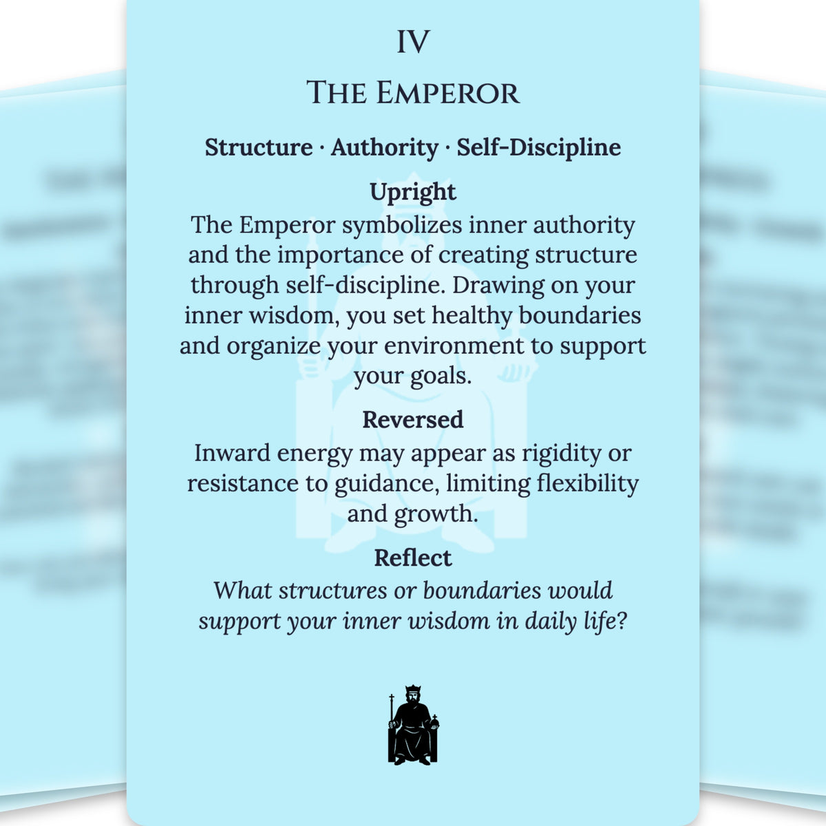 The Tarot of Inner Wisdom — For Beginners — arrangement 11